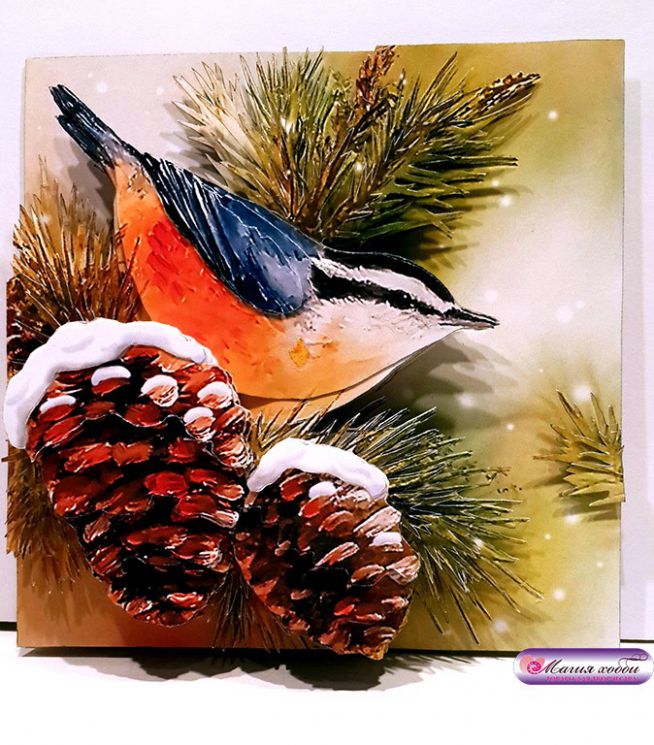 PT150100 Папертоль Магия Хобби «Зимняя пташка»