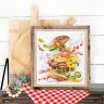 Набор для вышивания Чудесная игла PREMIUM "Бургер Ланч" 328-556