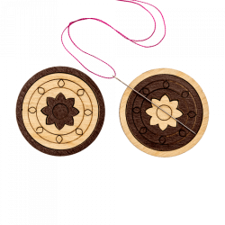 Магнитный двухсторонний держатель для игл ВОЛШЕБНАЯ  СТРАНА FLMH-007(W), 3.5см