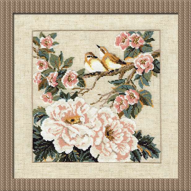 486 Набор для вышивания Риолис "Китайские мотивы. Весна"