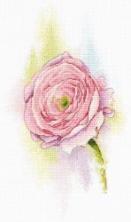 А-046 Набор для вышивания Aquarelle "Нежный Ранункулюс"