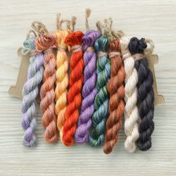 НМул-Щг-3322 Набор ниток OwlForest для схемы «Щеглы» (DMC) универсальный