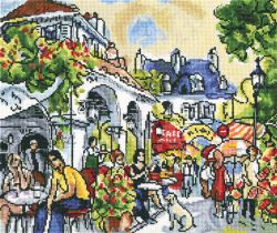 М469 Набор для вышивания РТО "Кафе на цветочной улице"