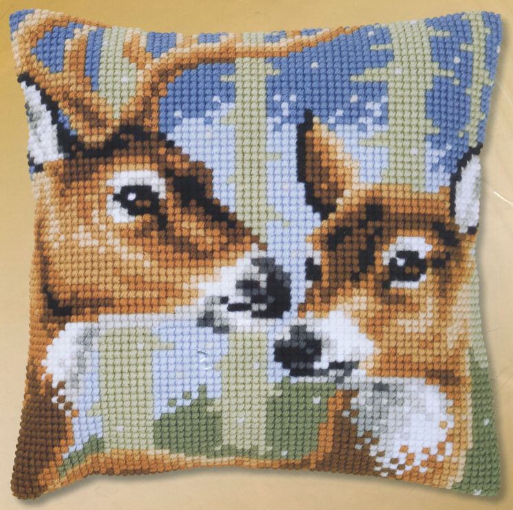 Набор для вышивания крестом Vervaco "Олени I" PN-0021846