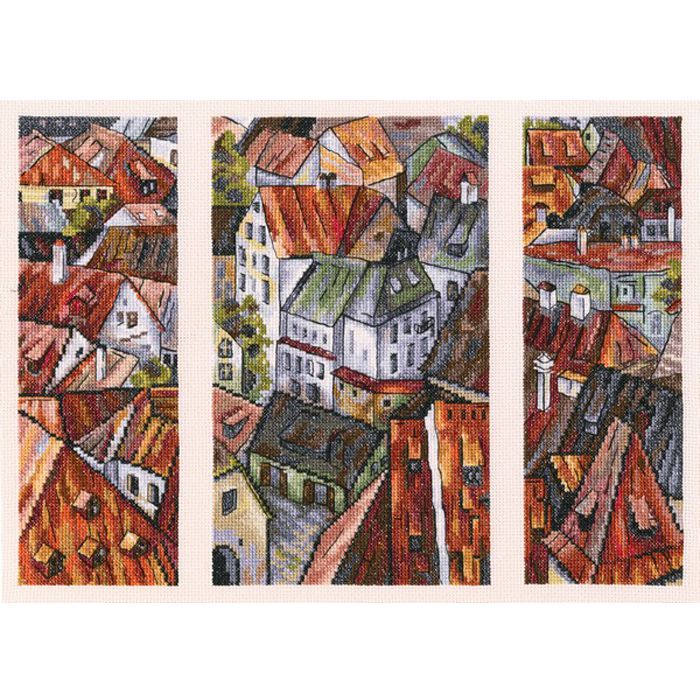 Набор для вышивания крестом РТО "Крыши" M558