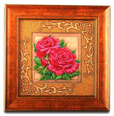 Набор для вышивания бисером КРОШЕ "Роскошные розы" В-411