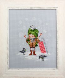 М653 Набор для вышивания "Зимние катания" (РТО)