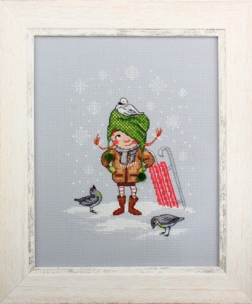 Набор для вышивания крестом РТО "Зимние катания" М653