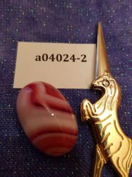 а04024-2 Магнит для игл (Кабошон из агата тонированного, 20*30*14мм +-2мм)