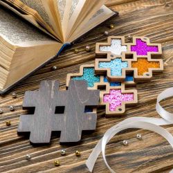 Органайзер для бисера "Алфавит" ВОЛШЕБНАЯ СТРАНА,  FLZB-182(#), 10,5х9,5см