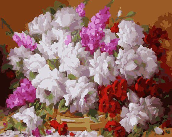 Картина по номерам Paintboy "Нежные цветы" GX8435 