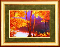 N0028 "Осенний вальс" (Рисуем иглой)