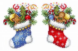 Р-496 Набор для вышивания "Жар-Птица" "Новогодний носок"