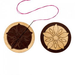 Магнитный двухсторонний держатель для игл ВОЛШЕБНАЯ  СТРАНА FLMH-016(W), 3.5см