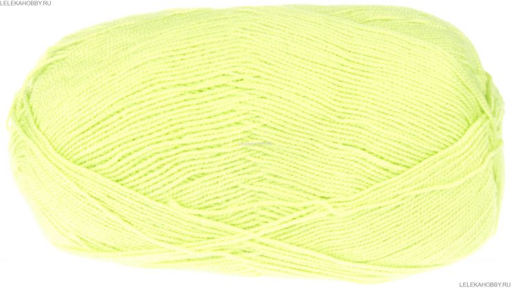 Пряжа ПЕХОРКА Бисерная // 005 // 193 // Светлый салат