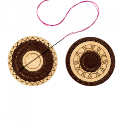 Магнитный двухсторонний держатель для игл ВОЛШЕБНАЯ  СТРАНА FLMH-017(W), 3.5см