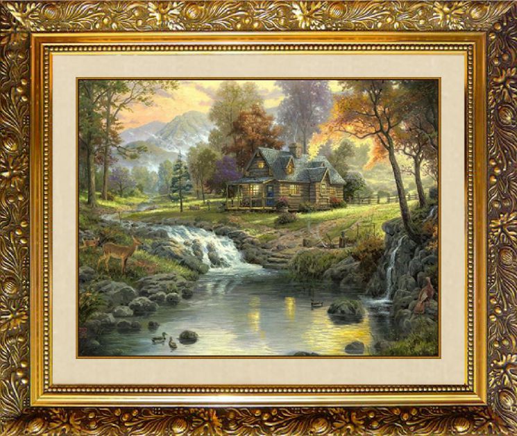 F-160 Алмазная мозаика МИЛАТО "Деревенские пейзажи"