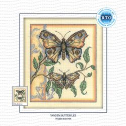 С130 Набор для вышивания РТО "Тандем бабочек"
