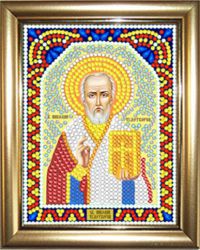 КИ-3 Комплект алмазной мозаики ТМ Наследие "Николай Чудотворец ИМРА5-004+Матрона Московская ИМРА5-110" (2 иконы в комплекте с рамками 12*15 см)