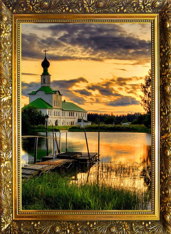  Алмазная мозаика Милато "На берегу пруда" NR-37