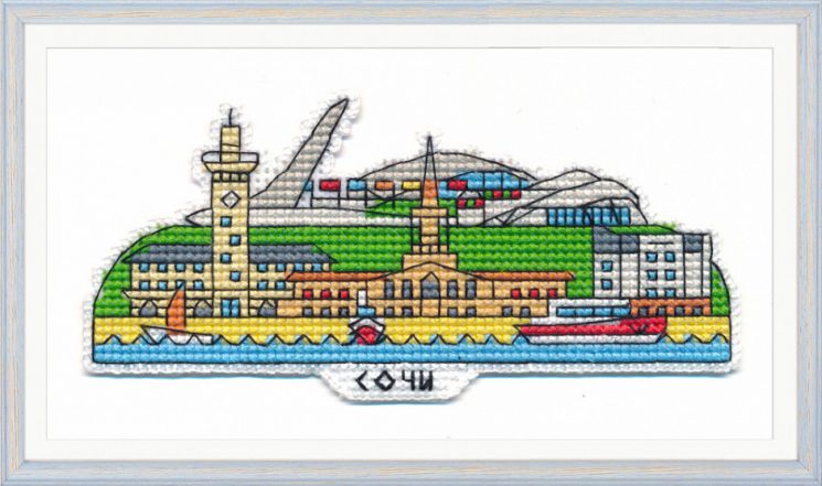 1100 Набор для вышивания ОВЕН "Сочи" (магнит)