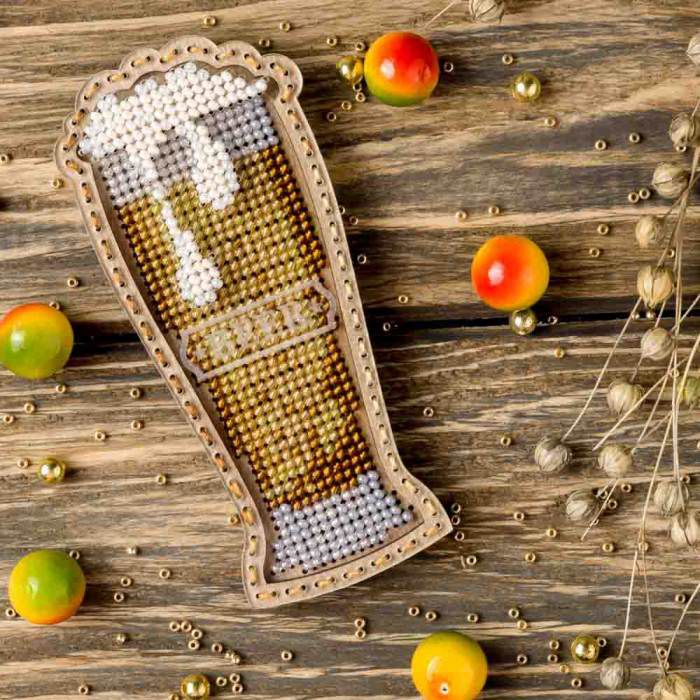 Набор для вышивания бисером по дереву "Волшебная страна" FLK-362, 5х11,5см