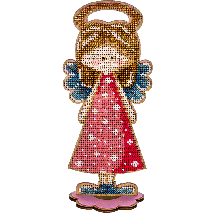 Набор для вышивания бисером по дереву ВОЛШЕБНАЯ  СТРАНА FLK-251, 8.5*19.5см