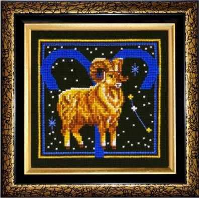 З-14 Набор для вышивания Сделай Своими Руками "Знаки зодиака. Овен"