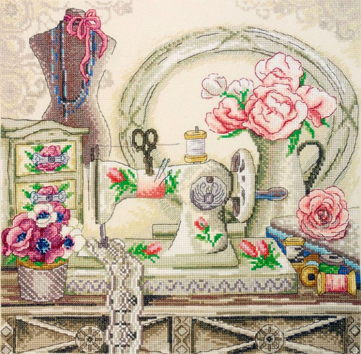 11.004.13 Набор для вышивания Марья Искусница "Жемчужный шик"