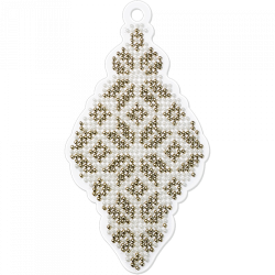 Набор для вышивания бисером на пластиковой основе ВОЛШЕБНАЯ  СТРАНА FLPL-001 6*12см