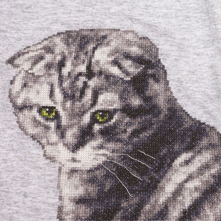 ВН-002 Набор для вышивания Золотое Руно "Кот Маркиз"