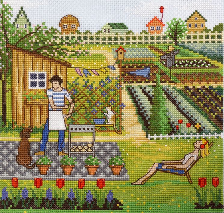 11.005.02 Набор для вышивания Марья Искусница "Дача барбекю"