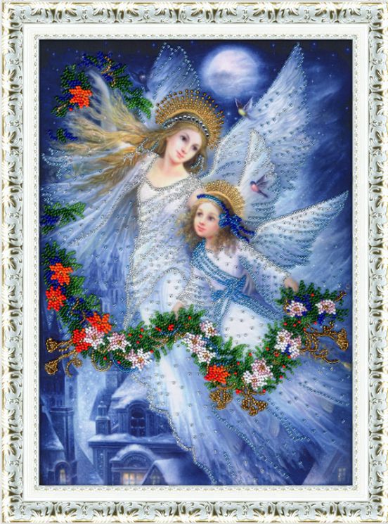 РТ-069 Набор для вышивания Золотое Руно "Счастливого рождества!"