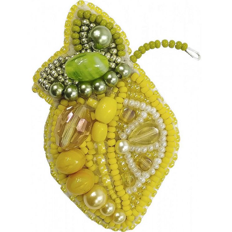 БП-240 Набор для изготовления броши Crystal Art "Лимончик"