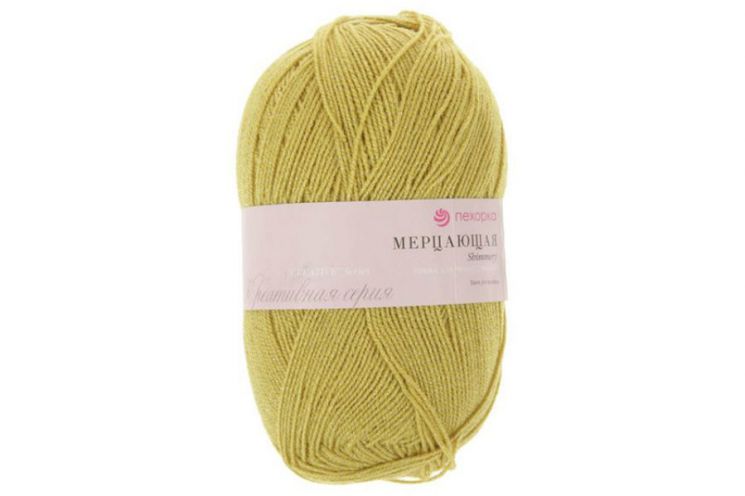 Пряжа ПЕХОРКА Мерцающая // 024 // 37 // Липа