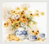 50-08 Набор для вышивания Чудесная игла "ЦВЕТОЧНЫЙ ЧАЙ"