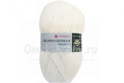 Пряжа ПЕХОРКА Великолепная // 007 // 01 // Белый