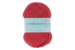 Пряжа ПЕХОРКА Хлопок натуральный 425м // 037 // 06 // Красный