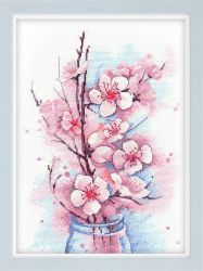 1187 Набор для вышивания ОВЕН "Яблоневый цвет"