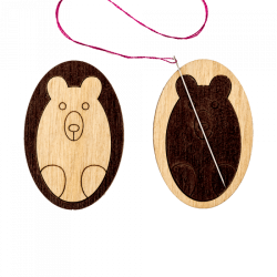 Магнитный двухсторонний держатель для игл ВОЛШЕБНАЯ  СТРАНА FLMH-025(W), 3.5см