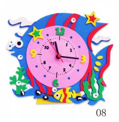 CL008 "Рыбка" часы - набор для творчества из Фоамирана
