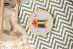 JK-2189 (ЖК-2189) Набор для вышивания PANNA "Брошь. Лама" серия Живая картина