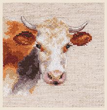 0-213 Набор для вышивания АЛИСА "Корова"