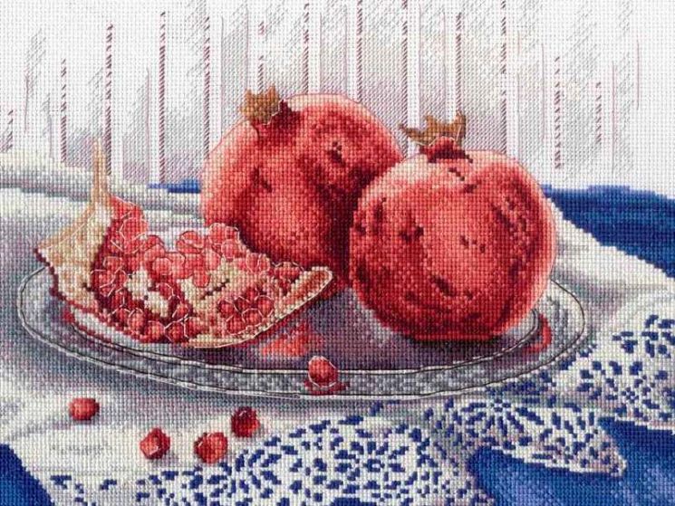 НВ-529 Набор для вышивания М.П.Студия "Гранатовое настроение"