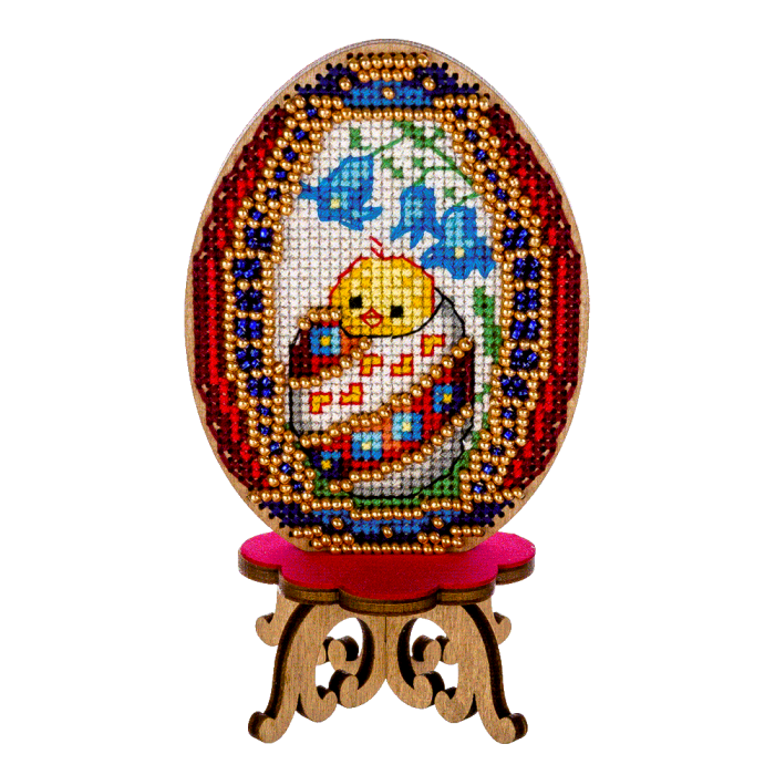 Заготовка для вышивки нитками по дереву FLHW-021 6.5*11.5см