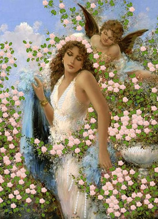 НЛ3-005 Набор для вышивания лентами ТМ Наследие "Предчувствие любви"