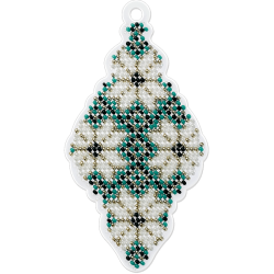 Набор для вышивания бисером на пластиковой основе ВОЛШЕБНАЯ  СТРАНА FLPL-011 6*12см