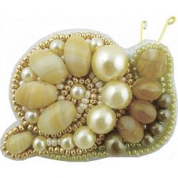 БП-249 Набор для изготовления броши Crystal Art "Улитка"