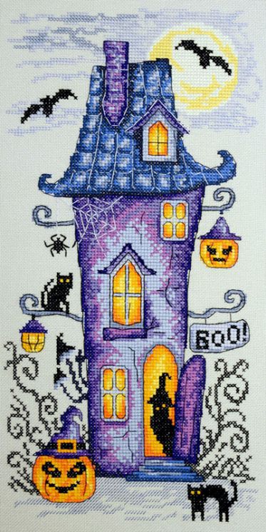 07.004.12 Набор для вышивания Марья Искусница "Мрачный домик"
