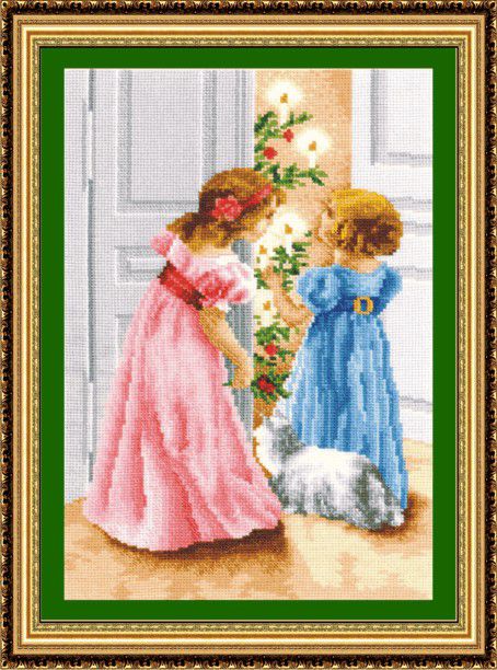 Набор для вышивания крестом СДЕЛАЙ СВОИМИ РУКАМИ "Барышни" Б-03